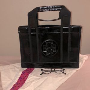 AUTHENTIC Tory Burch Patent Leather Tote Bag